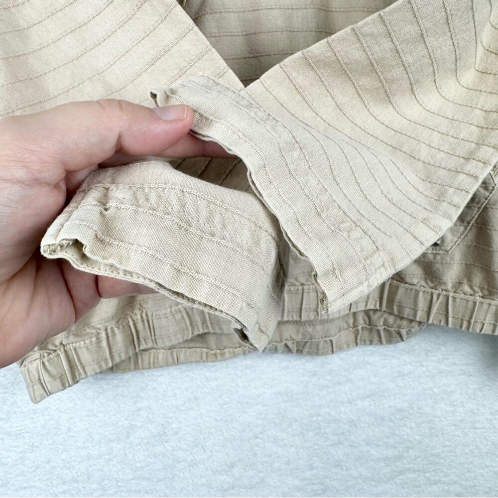 PrAna Women's Farin Textured Hooded Pullover Top/Jacket In Stone Cream Size S‎ - Picture 7 of 15